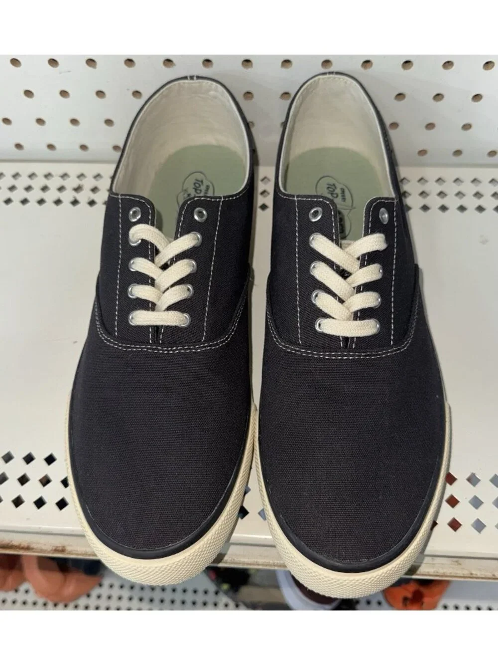 Sperry Classic CVO Mens Canvas Casual Lace Up Boat Shoes Size 12 Black